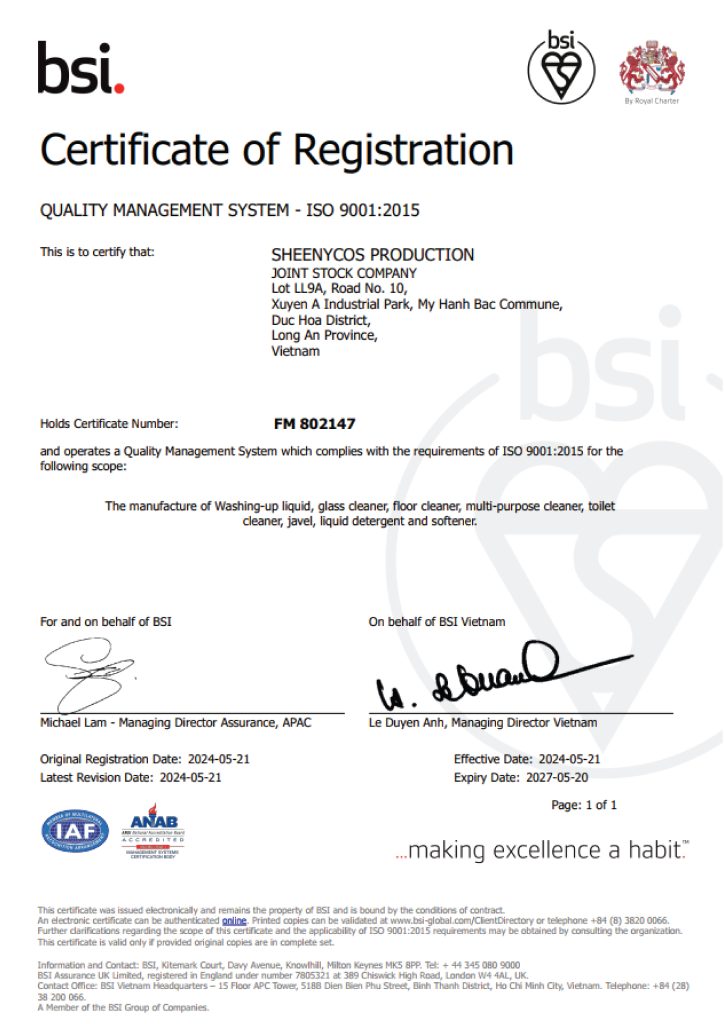 ISO 9001:2015